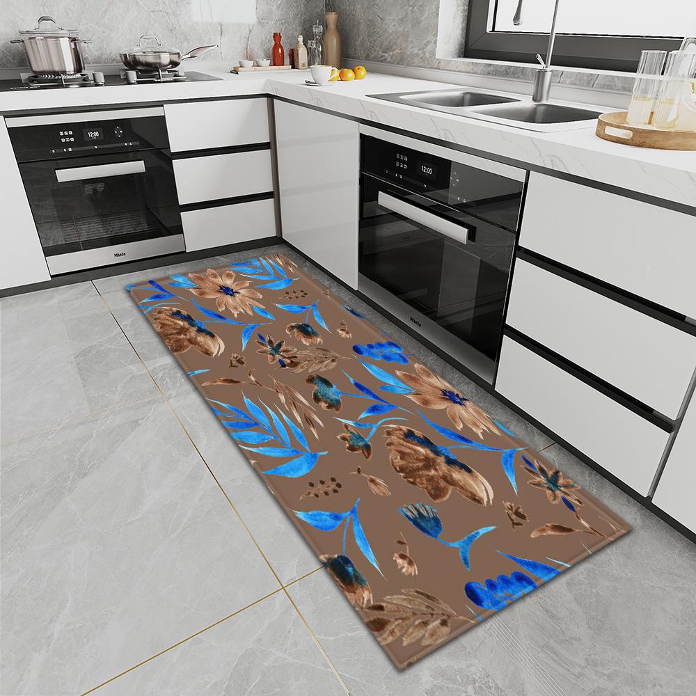 Коврик для кухни, коврик для входной двери, ковер для спальни, домашний коридор, ванная комната, нескользящий пол, ковер с рисунком для гостиной