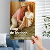 Винтажное Железное Настенное Искусство Французской Революции Un Film de Torchon от Филиппа Юидона Прочный Железный с Предварительно Просверленными Отверстиями Погодо