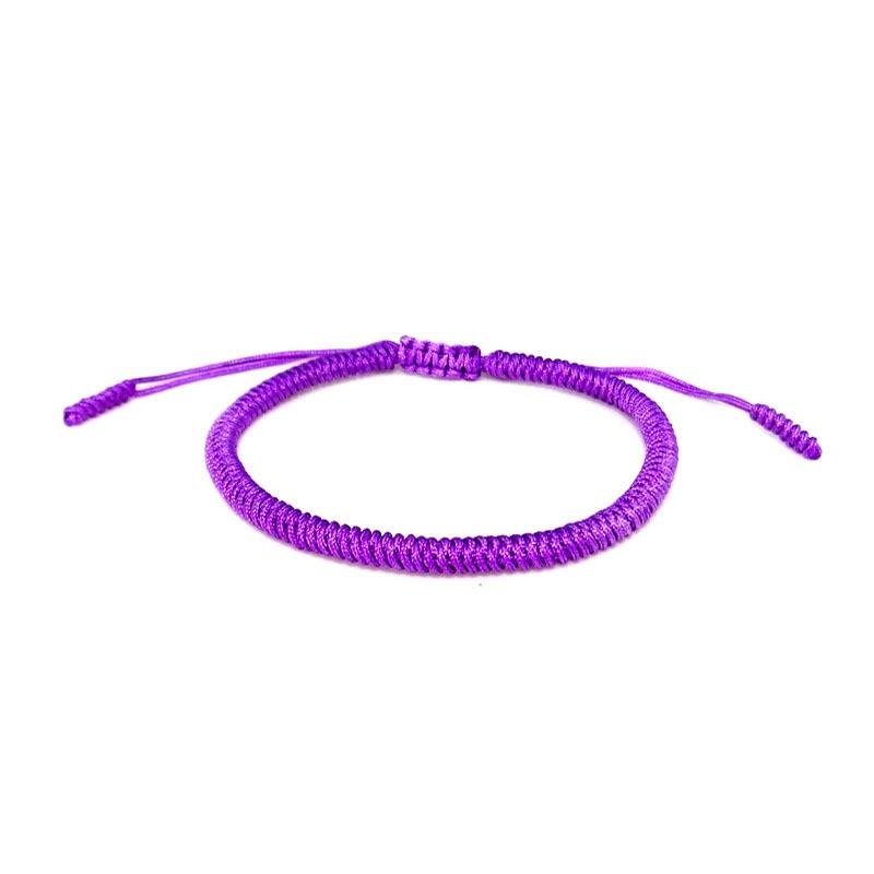 Шарм 6 цветов веревочный браслет женский ручной работы узлы плетеные браслеты и браслеты дружба модные аксессуары ювелирные изделия для девушек