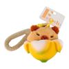 Soft Stuffed Capybara Plush Keychain PVC Banana Animal Plush Key Chain Cute Cat Plush Doll  Unisex