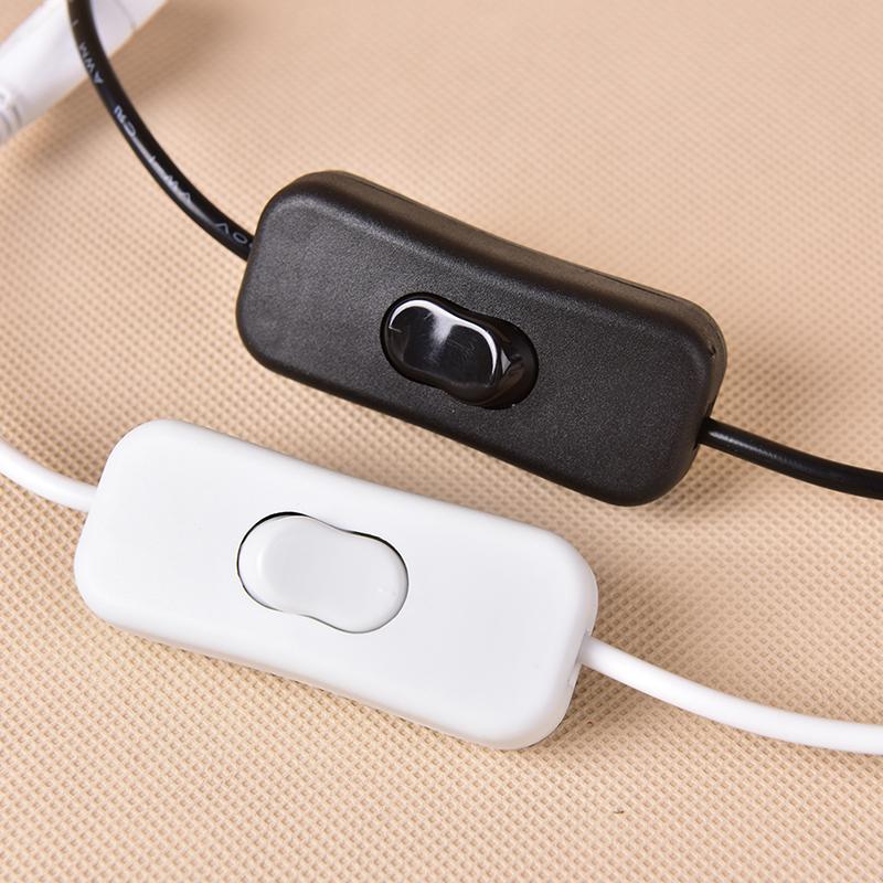 USB-кабель между мужчинами и женщинами Переключатель ON OFF Кабель Переключатель светодиодной лампы Power Line 2 Color