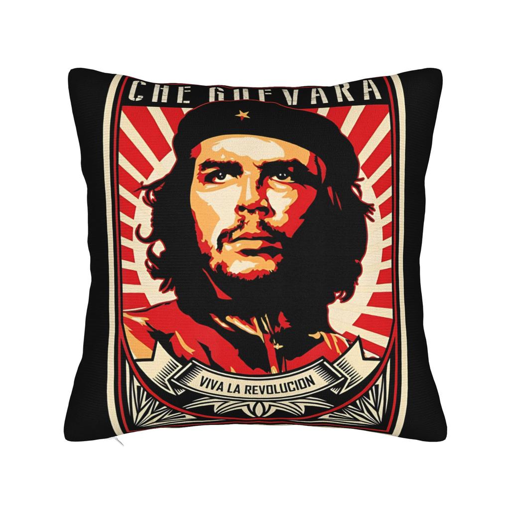 Pillow Case Che Guevara Argentine Marxist Revolutionary Print Pillow Cover For Sofa Home Decor Novelty Pillowcases