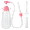 Soxeeh Cleansing Pump Enema Syringe Enema Manual Pump Type 350ml Large Capacity 50cm Tube 2 Replacement Nozzles Dust Cover Included Unisex