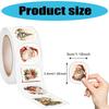 1000Pcs Christmas Wrapping Labels Adhesive Label Christmas Decorative Sticker for Scrapbooking Seal Envelope Packaging