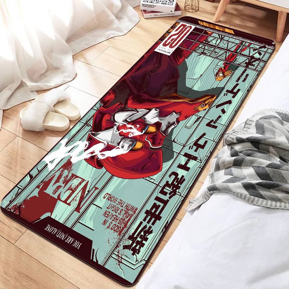 E-Evangelion Game Floor Mat INS Style Soft Bedroom Floor House Laundry Room Mat Anti-skid Household Carpets