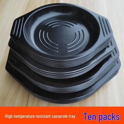 Глиняный горшок, устойчивый к высоким температурам, для тушеной курицы и риса, корейский каменный горшок для пибимпа с утолщенной изоляционной подставкой.