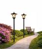 Automatic Solar Lamps 2 pcs 150 cm Twilight Sensor LED For Garden