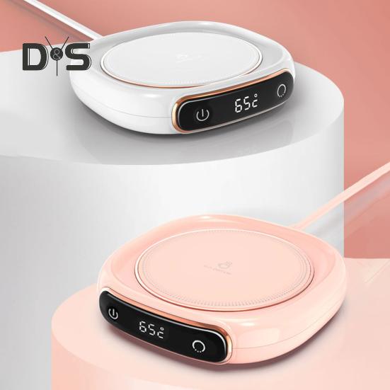 Подставка под кофейную кружку с термостатом и 3 температурными режимами. Нескользящая конструкция. Автоматическое отключение. Подогреватель для кофейной кружки.