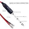 Провод с вилкой прикуривателя для автомобиля 12 AWG, провод с пулевидным клеммником прикуривателя, удлинительный провод для воздушного насоса прикуривателя