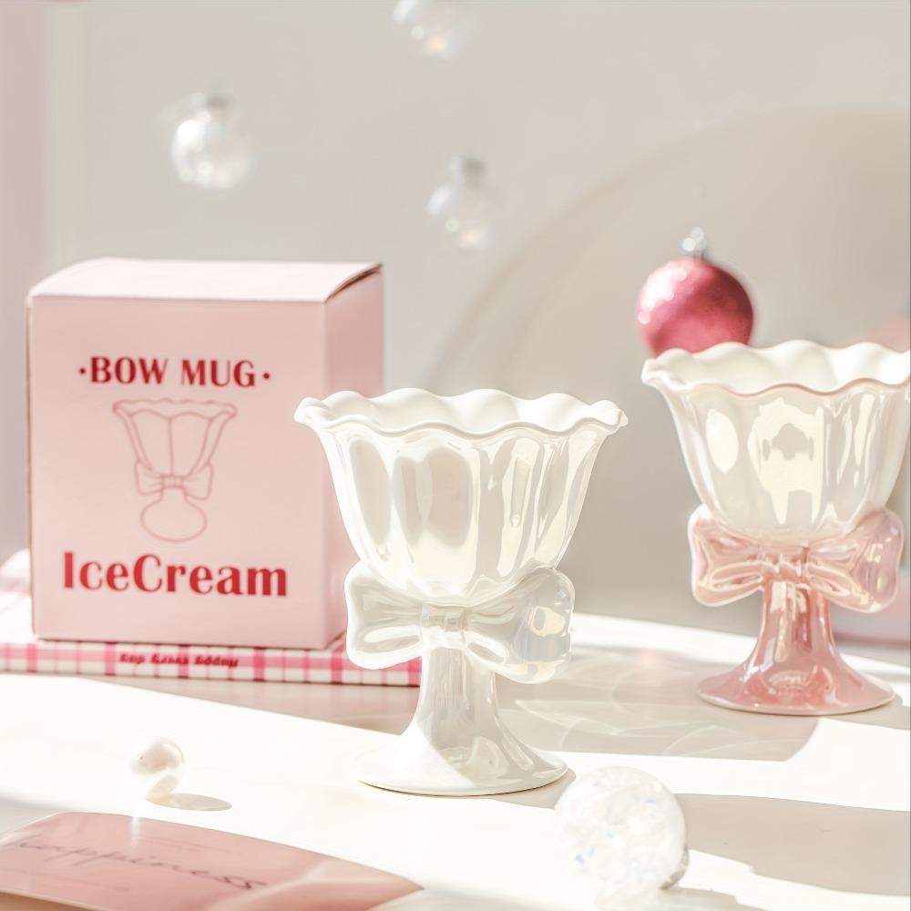 1 шт. 180 мл японская керамическая чашка для десерта с бантом, кофейные кружки, подарок на выпускной день рождения, нежная летняя и зимняя чашка для воды, стакан