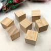 Pack of 20 Wooden Cubes Block Embellishments for Kids Crafts Cardmaking 20mm