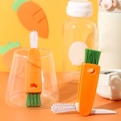 Щетка для чистки Многофункциональная удобная пластиковая мягкая щетка для мытья посуды и кастрюль с защитой от царапин