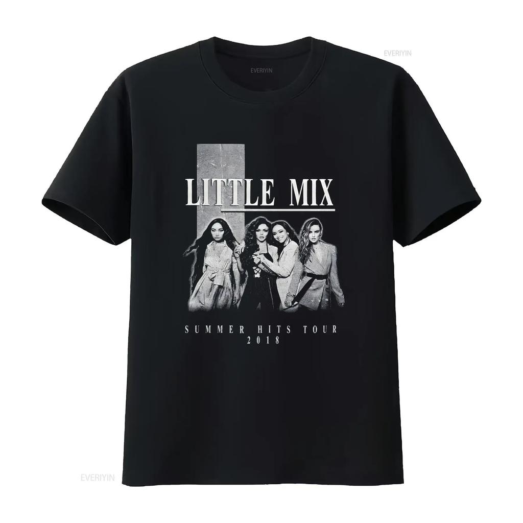 Little Mix T Shirt Small Men's Black Cotton Tour Concert Pop Music 2018 vintage Washed For Ever
