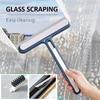 4-в-1 стеклоочиститель, очиститель окон, скребок для душа, силиконовый скребок, очиститель для домашнего использования, для зеркал, влажная грязная вода