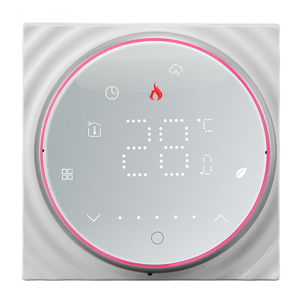 Wireless Thermostat LED Screen High Temperature Control Accuracy Programmable Smart Thermostat for Home Electric Heating AC 95 to 240V