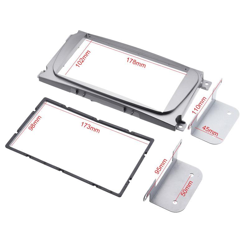 2Din Car Stereo Radio DVD Panel Audio Mount Fascia Kit for Ford Focus II Mondeo S-Max C-Max Galaxy II Kuga