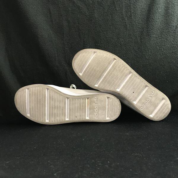 adidas Originals COURTVANTAGE HEEL TREFOIL Кроссовки Женские 24.0 Белый(ИСПОЛЬЗОВАЛ)