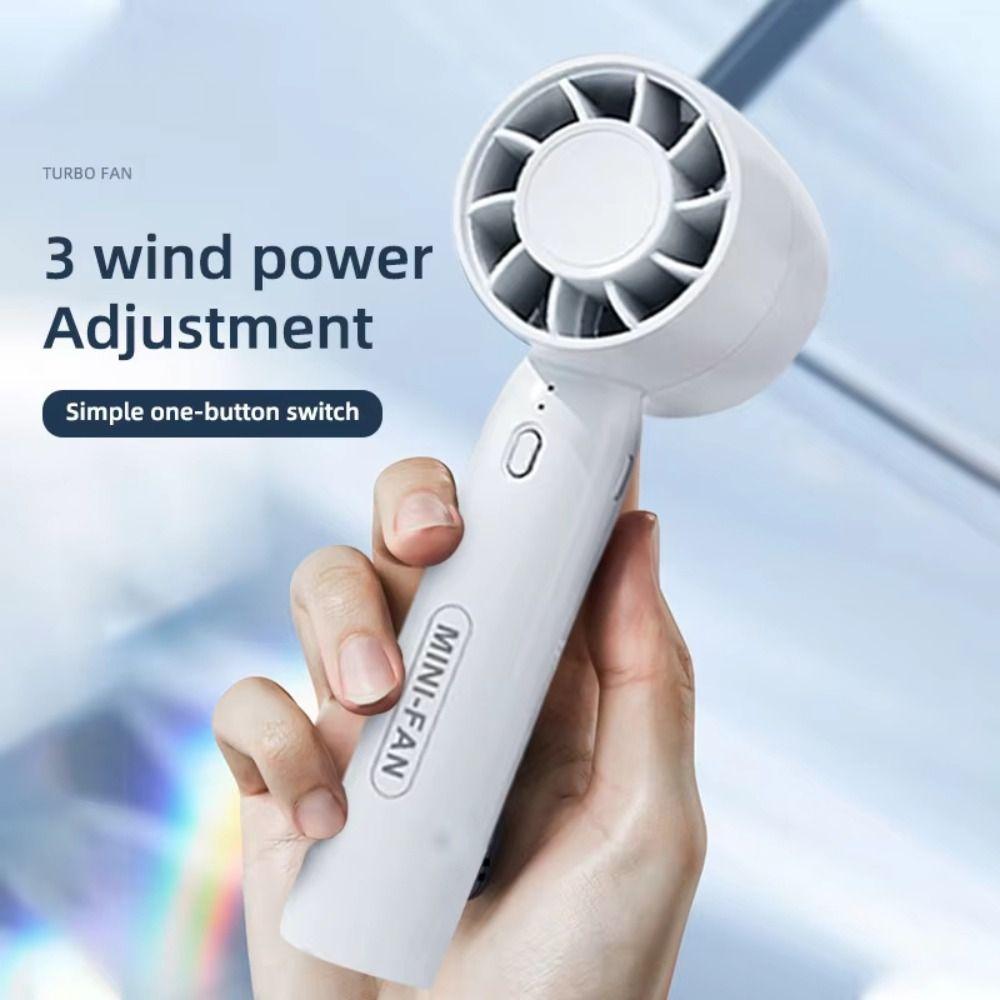 Portable Handheld Fan Cooler USB Rechargeable Desk Fan Cold Mini Air Conditioner Dormitory