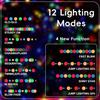 RPGT Christmas Tree Light 200 LEDs 73ft Green Cable Wire Fairy String Twinkle Lights Plug in 12 Modes for Xmas Party, Indoor,Outdoor, Garden,
