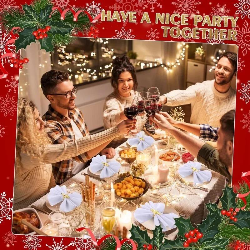 Рождественский Щелкунчик Кольцо для салфетки Креативный Солдат-Стражник Держатель для салфетки для Праздничного Украшения Стола Вечеринка Новый Год Декор для Обеда