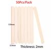 50-150Pcs Wooden Stirring Stick For Epoxy Resin Mold Popsicle Ice Cream Sticks Jewelry Making Handmade Craft Tools Supplies