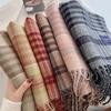 Autumn and Winter New Imitation Cashmere Plaid Scarf Women's Daily Couple Thickened Warm Scarf Shawl