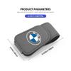 BBJT8 Magnetic Car Glasses Holder Sunshade Platep Card Ticket Clip For BMW G30 G20 M3 M5 E91 E92 E93 E36 E70 X3 X4 X5 X1 E39 F30