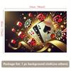 Lollipop Candy Paradise Photography Background Cloth - Fantasy Dessert Shop with Ice Cream Castle, cupcakes, and macarons