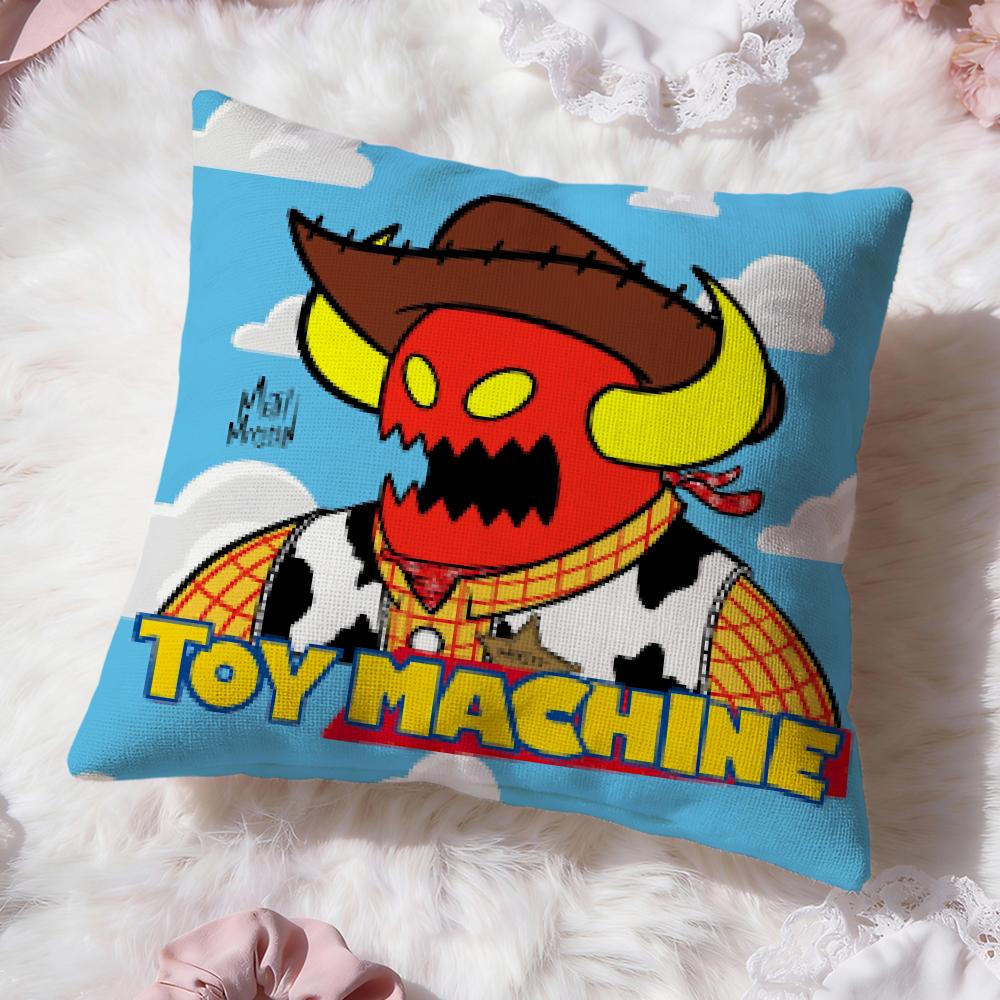 Чехол для подушки T-Toy Machines Skate Premium Comfort Двусторонний чехол для подушки - Дизайн «Два в одном» для любой комнаты и салона автомобиля