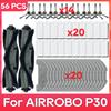 Compatible with AIRROBO P30 Parts Accessories Robot Vacuum Cleaner Main Side Brush Filter Mop