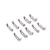 50Pcs Bar Pins Brooch Lock Back Safety Catch Rolling DIY Craft 25mm