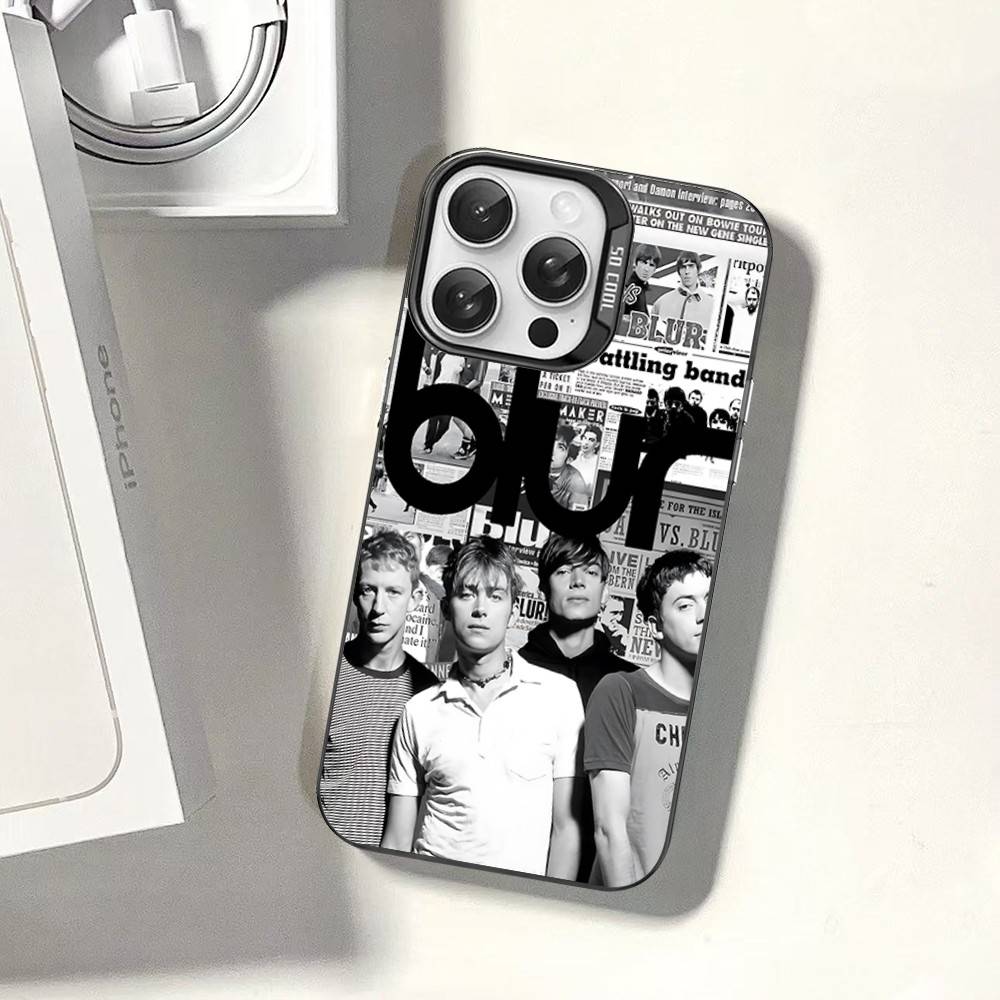 Чехол для телефона Rock Band B-Blur Цветной для iPhone 17 16 15 14 13 12 11 Pro Max Plus Матовый чехол