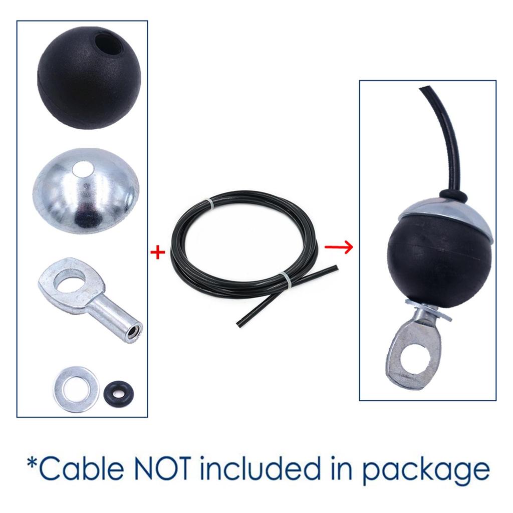 Accessory Equipment, Replacement Cable, Nylon , Metal Connector, Steel Clamp, Suitable for
