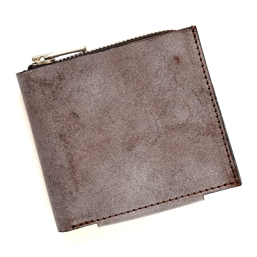 AGILITY Affa Bifold Wallet Genuine Leather Compact Thin Double Layer Small "Loft Wallet" Men's