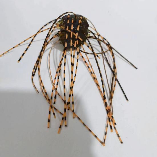 10 шт. 1,4 см/4 г мягкие приманки в форме кубиков с юбкой, медленно тонущие цветные искусственные приманки из ПВХ для ловли пресноводного соленого окуня, сома, рыболовные принадлежности