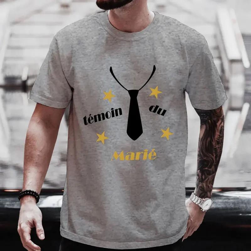 Футболки для жениха French EVG Team Future Groom Squad, футболка с галстуком для лучшего друга, графические свадебные топы, футболка для мальчишника и холостяка