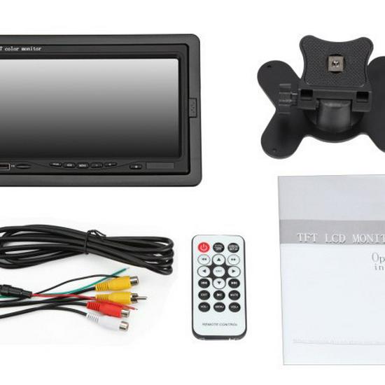 HD Car Tricycle Canopy with 7-Inch Multimedia MP5 Reverse LCD Display