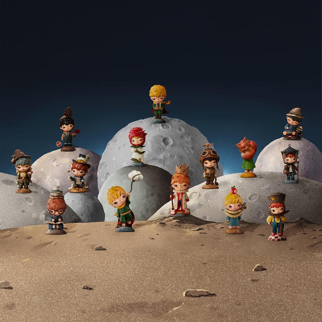 POP MART Hirono X The Little Prince Series Box of 12 Pop Mart Gachapon Blind Box Plastic Premium PVC Soft Original Birthday Gifts [Assorted Pieces]