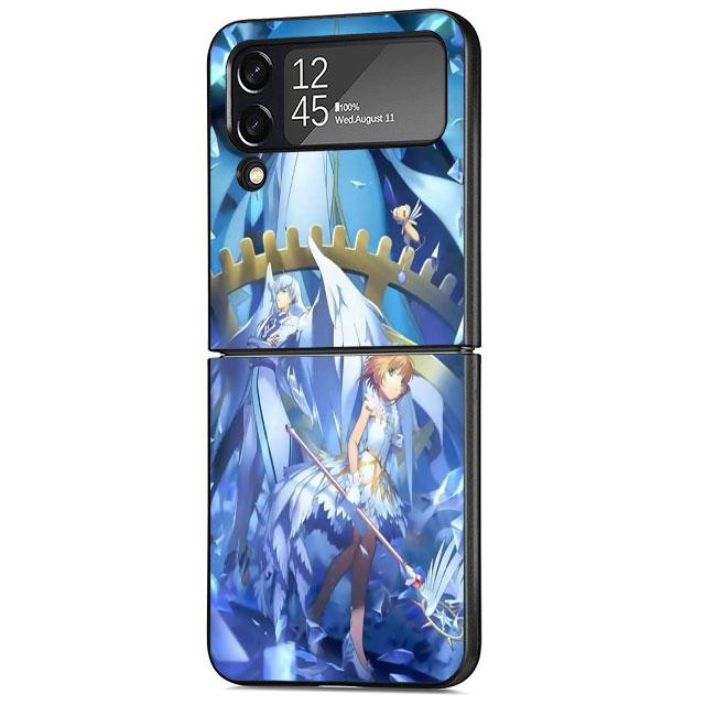 Чехол для Samsung Galaxy ZFlip3 Z Flip 4 ZFlip Z Flip 3 5G ZFlip4 противоударный жесткий ПК Funda Japan Sailors-Cute Moons
