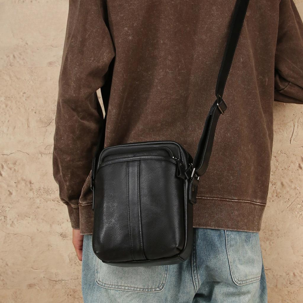 Мужская сумка через плечо, Повседневная сумка на одно плечо для поездок, Портативная мужская сумка для деловых поездок, Многофункциональная сумка