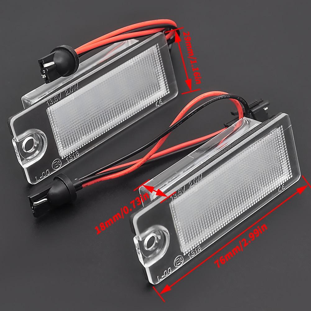 Задний белый светодиодный светильник номерного знака автомобиля, лампа номерного знака для Volvo S60 S80 V70 XC70 XC90