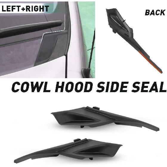 Driver Passenger Side Windshield Wiper Cowl Trim Panel Cover Compatible With Toyota Sienna 2011 2012 2013 2014 2015 2016 2017 2018 Replace