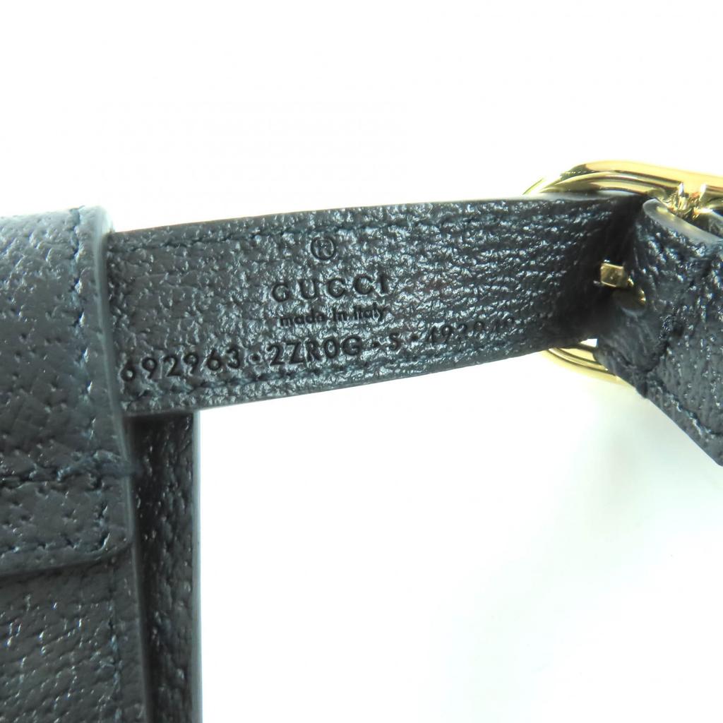 Pristine GUCCI Other accessories Dog harness black leather Women S 692963 Used