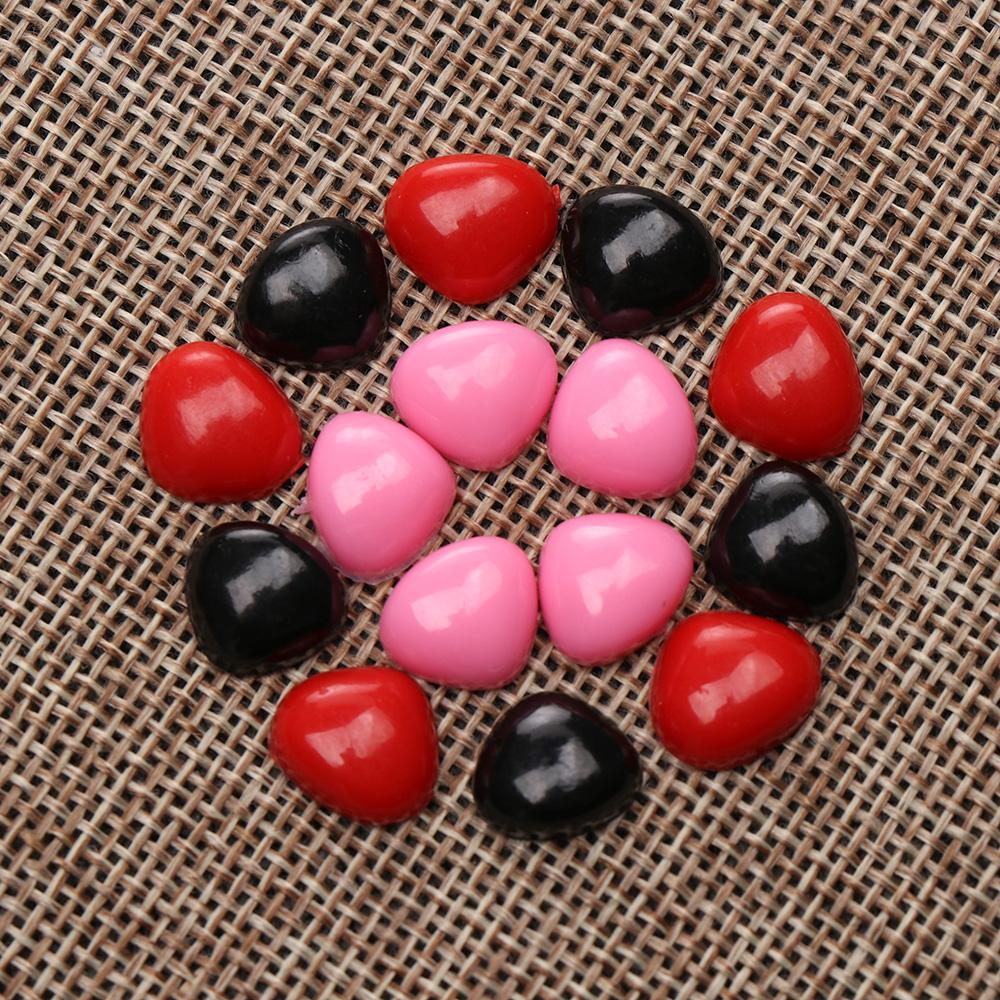 100pcs New Toys Bear Buttons Dolls Accessories Safety Parts Triangle Nose Doll Noses