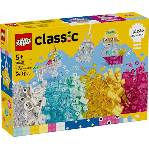 LEGO Classic Волшебная коробка идей (Чистый цвет) - Игрушка, Подарок на День Рождения, Развивающие Строительные Блоки, Игра в Притворство для Девочек и Мальчиков Возраста 5, 6, 7 и 8 Лет, 1104