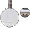 4/5/6 Strings Banjo Bridge Replacement 3 Footed Wood Standard Banjo Bridge Enhances Tone Clarity And Resonance