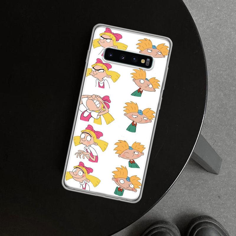 Hey Arnold Helga Cute Funny Cartoon Phone Case Cover for Samsung Galaxy S26 S25 Edge S24 S23 Ultra S22 Plus S21 FE S20 + Art Cus
