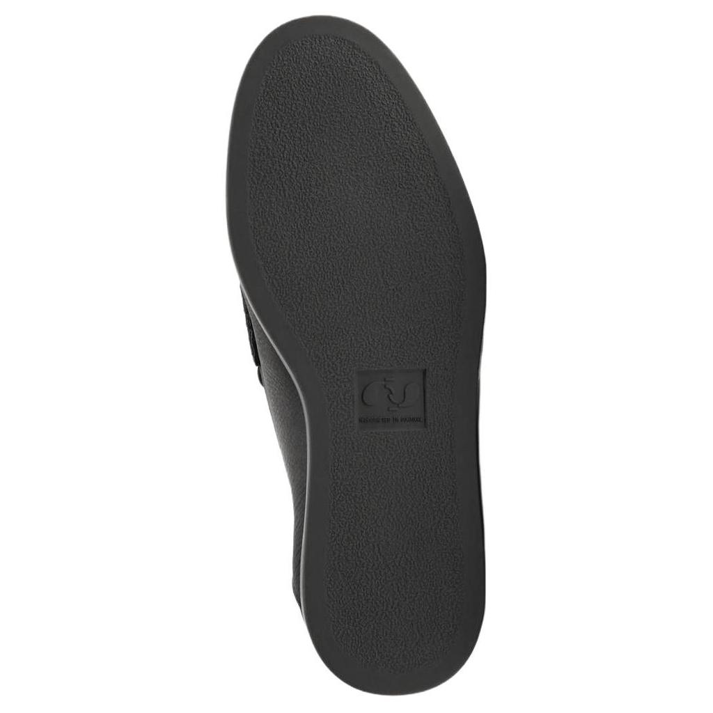 Zara Leather Round Toe Slip-On Casual Shoes Men Sneaker Black 2694520800