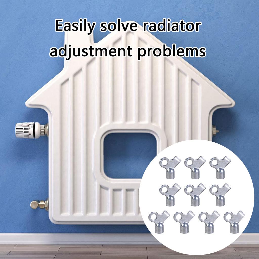 10pcs Compact Radiator Bleed Keys Universal Radiator Bleed Key Set for Quick & Simple Adjustment Of Heating Systems