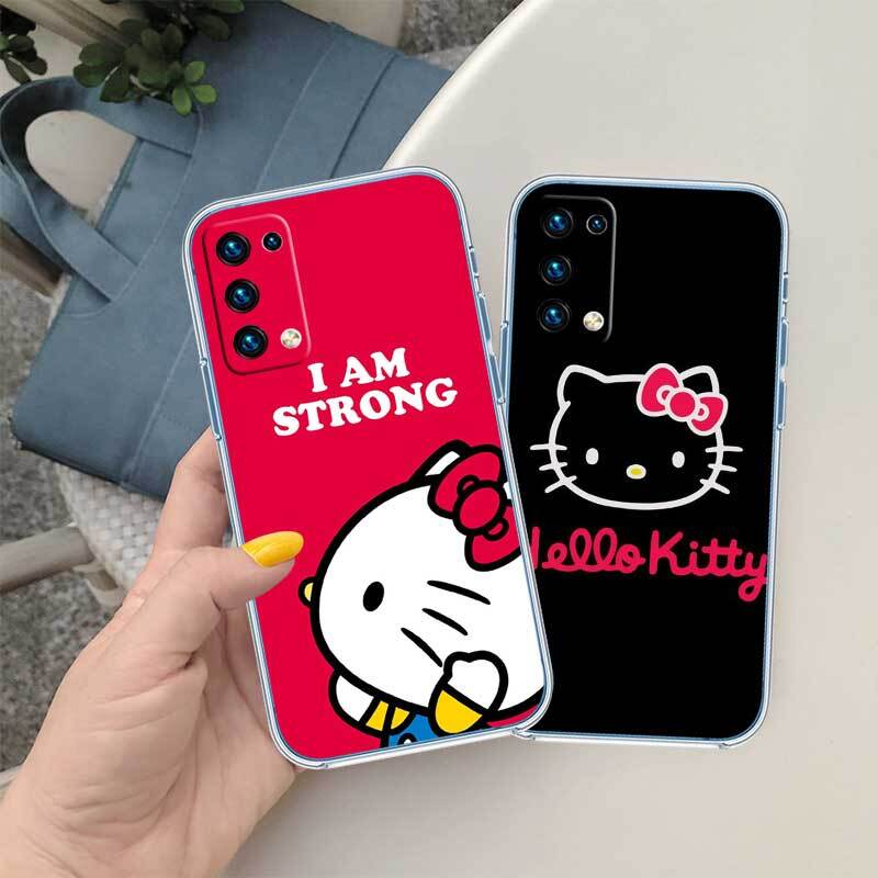 Мультяшный чехол Hello Kitty для Motorola Edge 20 30 S30 40 50 Fusion Lite Plus Pro Ultra Neo One Action Zoom Hyper Power Macro Vision